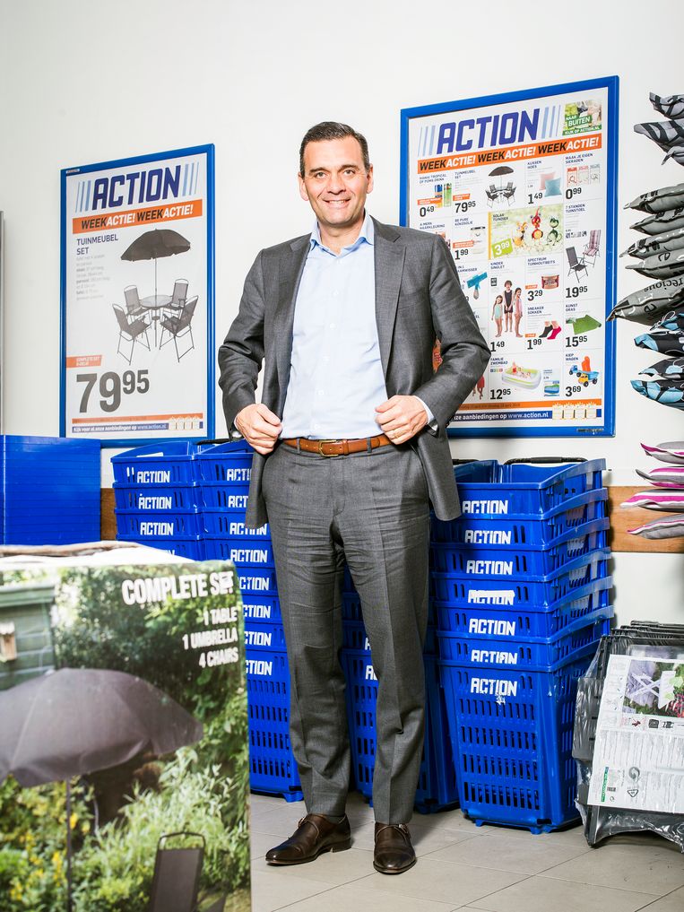 Sander van der Laan, CEO Winkelketen Action Beeld Jiri Buller