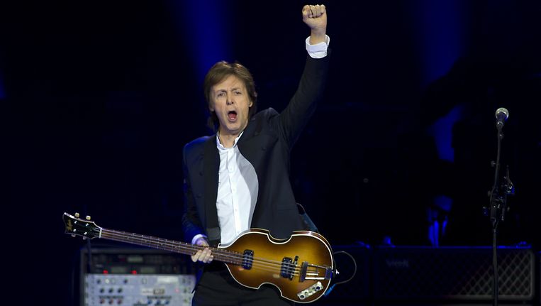Paul McCartney tijdens het concert in de Ziggo Dome. Beeld anp