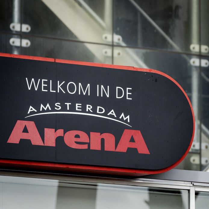 Het oude logo van de Johan Cruijff Arena.