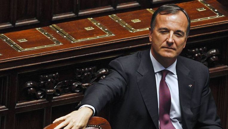 Franco Frattini, de Italiaanse minister van Buitenlandse Zaken. Beeld reuters