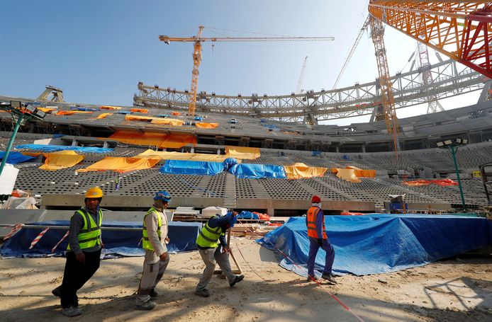 Meer dan 6500 gastarbeiders stierven tijdens de opbouw van WK-stadions in Qatar.