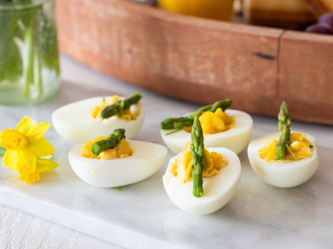 Wat Eten We Vandaag: Gevulde eieren met groene asperge