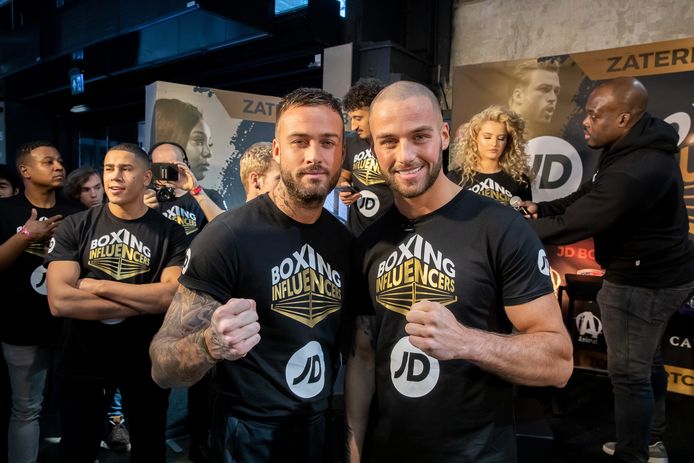 Boxing Influencers de Stare Down met Dave en Donny Roelvink.