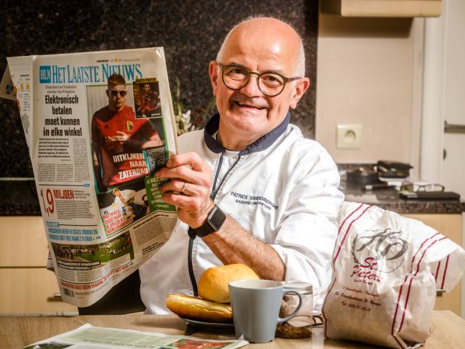 Ontbijten met HLN-lezer Patrick Vandenberghe (61): “Ik ga dan wel met pensioen, bakken blijft mijn passie”