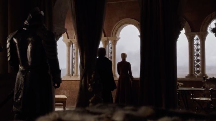 Cersei blijft volhouden, al ziet ze het gebeuren.