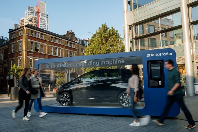 Auto-automaat in Londen