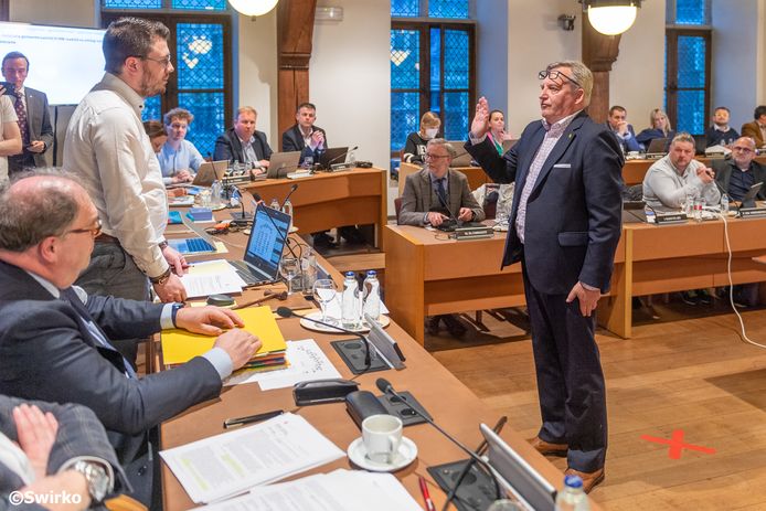 Eedaflegging Maarten Blommaert en Dirk Verleysen.