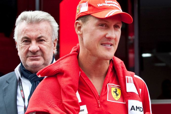 Willi Weber en Michael Schumacher in 2009.