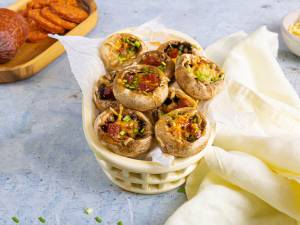 Wat Eten We Vandaag: Gevulde champignons uit de airfryer