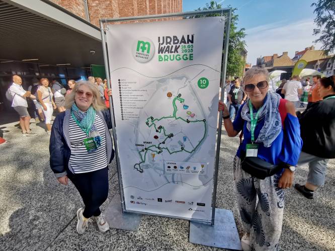4.000 deelnemers aan CM Urban Walk verkennen Brugse binnenstad: “Zoontje Bill van 6 weken mag ook mee op stap”