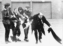 Hét beeld van Bloody Sunday.