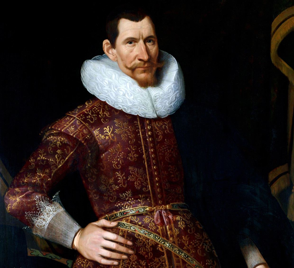 Jan Pieterszoon Coen door Jacob Waben.  'Coen had 1614 al duidelijk opgeschreven dat de kolonie nieuwe gebieden moest veroveren en onderwerpen, en dat met slavenarbeid de productie moest worden opgevoerd.' Beeld Hollandse Hoogte / World History Archive