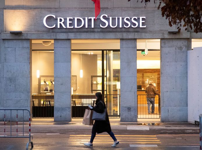 Een filiaal van Credit Suisse in het Zwitserse Bern, ter illustratie.