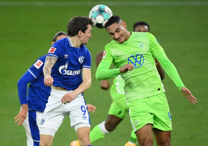 Benito Raman in actie tegen Wolfsburg.