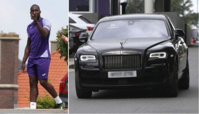 Romelu Lukaku kwam in 2019, toen hij meetrainde bij Anderlecht, op Neerpede toe met zijn Rolls Royce.