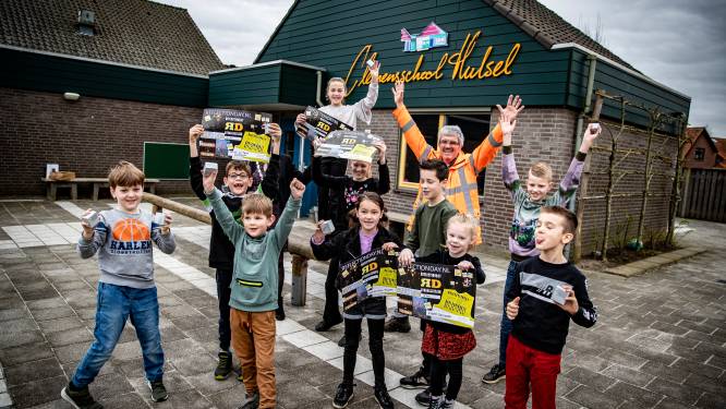 Hulselse kinderen veilig naar school, meeste prijswinnaars op de kleinste school