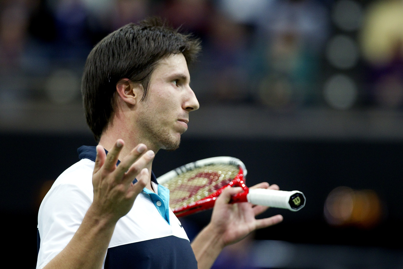 Igor Sijsling één horde af van Roland Garros Foto AD.nl