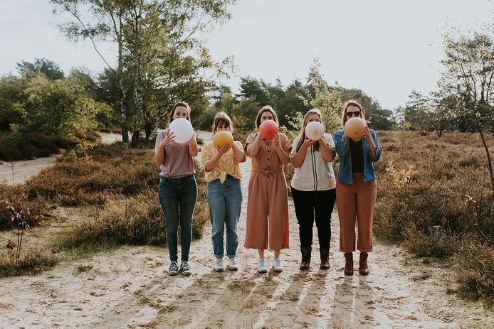 Il team del Festlab, con Annelies al centro.