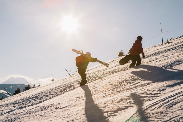 In Jasper houden ski’s altijd grip op de droge poedersneeuw Beeld Marcel Wogram