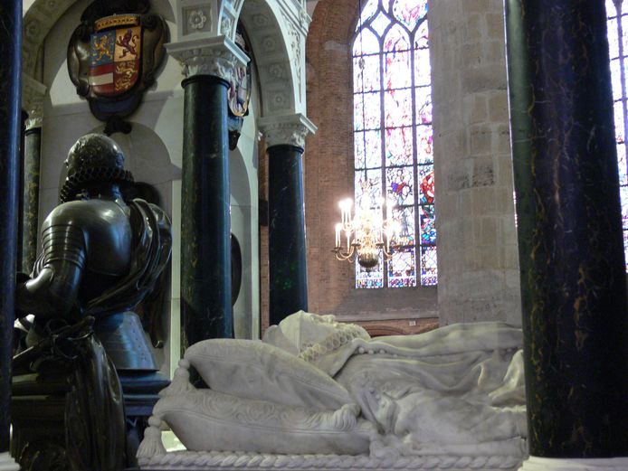 De graftombe van Willem van Oranje onder de Nieuwe Kerk in Delft blijft gesloten.