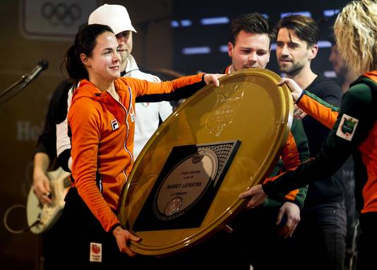 Marrit Leenstra won brons op de 1500 meter.