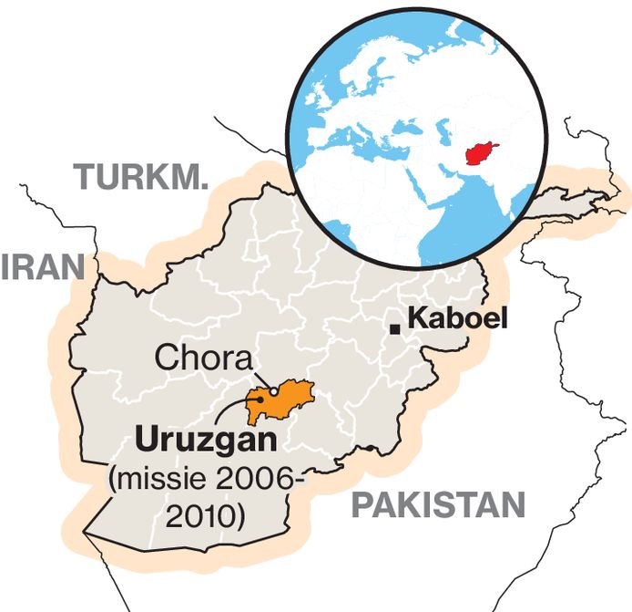 De Chora-vallei in Afghanistan werd in juni 2007 zwaar gebombardeerd om een aanval van talibanstrijders af te slaan.