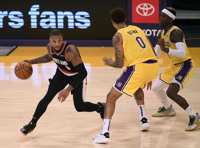Damian Lillard was met 31 punten de topscorer bij de Trail Blazers.