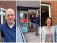 Enkele deelnemers aan de Open Huizendag in deze regio