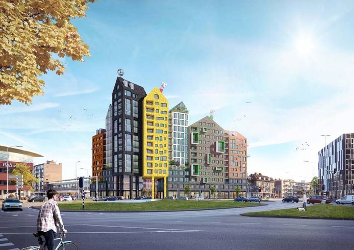 Welke gebouwen gaan in de toekomst de aanblik van het Eindhovense Marconiplein bepalen? Van Aken Architecten nam ontwerper Maarten Baas in de arm om  in een team battle  twee ontwerpen te maken. Publiek en een vakjury bepalen samen welk van de twee opvallende designs gaat winnen.