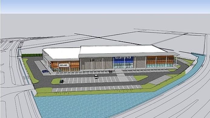 Impressie nieuwbouw Gamma in Barneveld