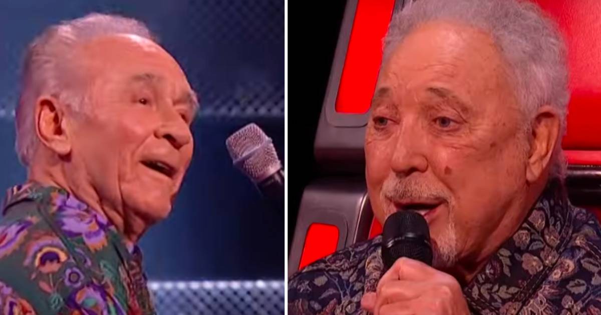 Un concorrente di The Voice di 79 anni vede il suo sogno diventare realtà durante un duetto con Tom Jones  televisione