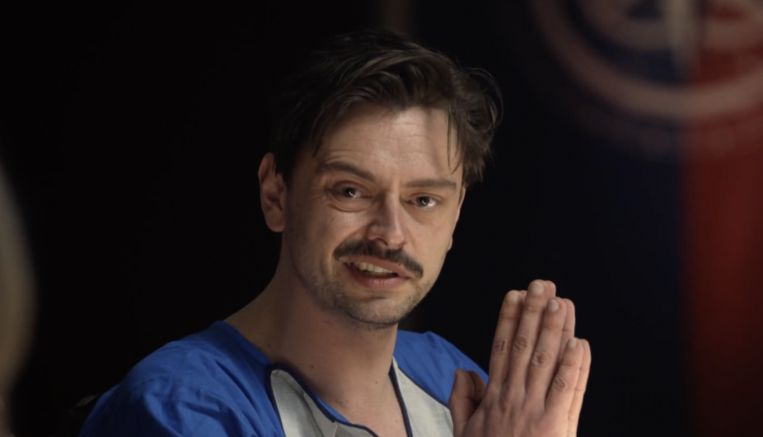 Stefano Keizers in finale 'De verraders' Beeld Screenshot RTL
