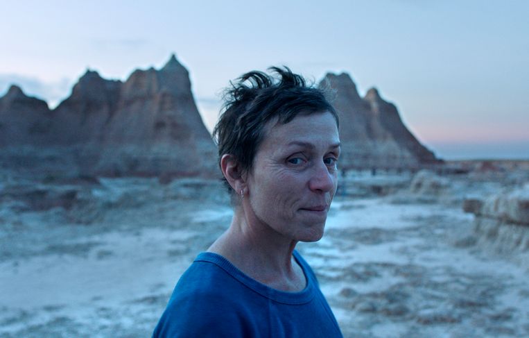 Frances McDormand in 'Nomadland'.   Beeld AP