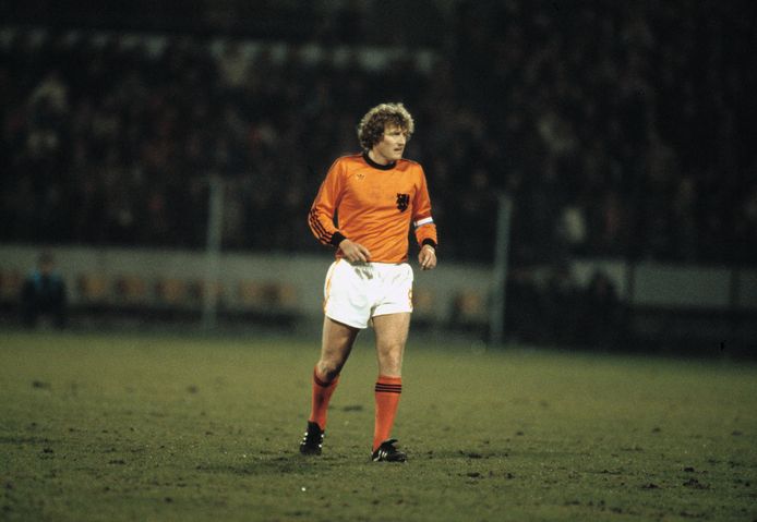 1979: Wim Jansen als aanvoerder van Oranje.