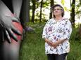 Artrosepatiënt Valerie Bodelier. Inzet: artrose zorgt voor pijnlijke gewrichten, bijvoorbeeld in je knie.