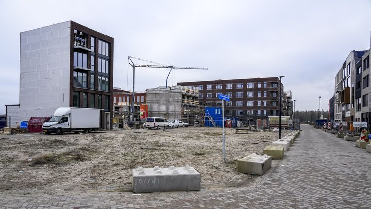 Woningen in IJburg aanbouw. Beeld ANP /  ANP
