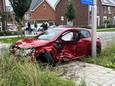 Archieffoto. Op zaterdagavond 5 augustus tegen 18.55 uur had een ongeval plaats op de kruising van de Burgemeester van Dijkesingel met de Opkamer in Gouda. Twee personenauto's waren frontaal met elkaar in botsing gekomen.