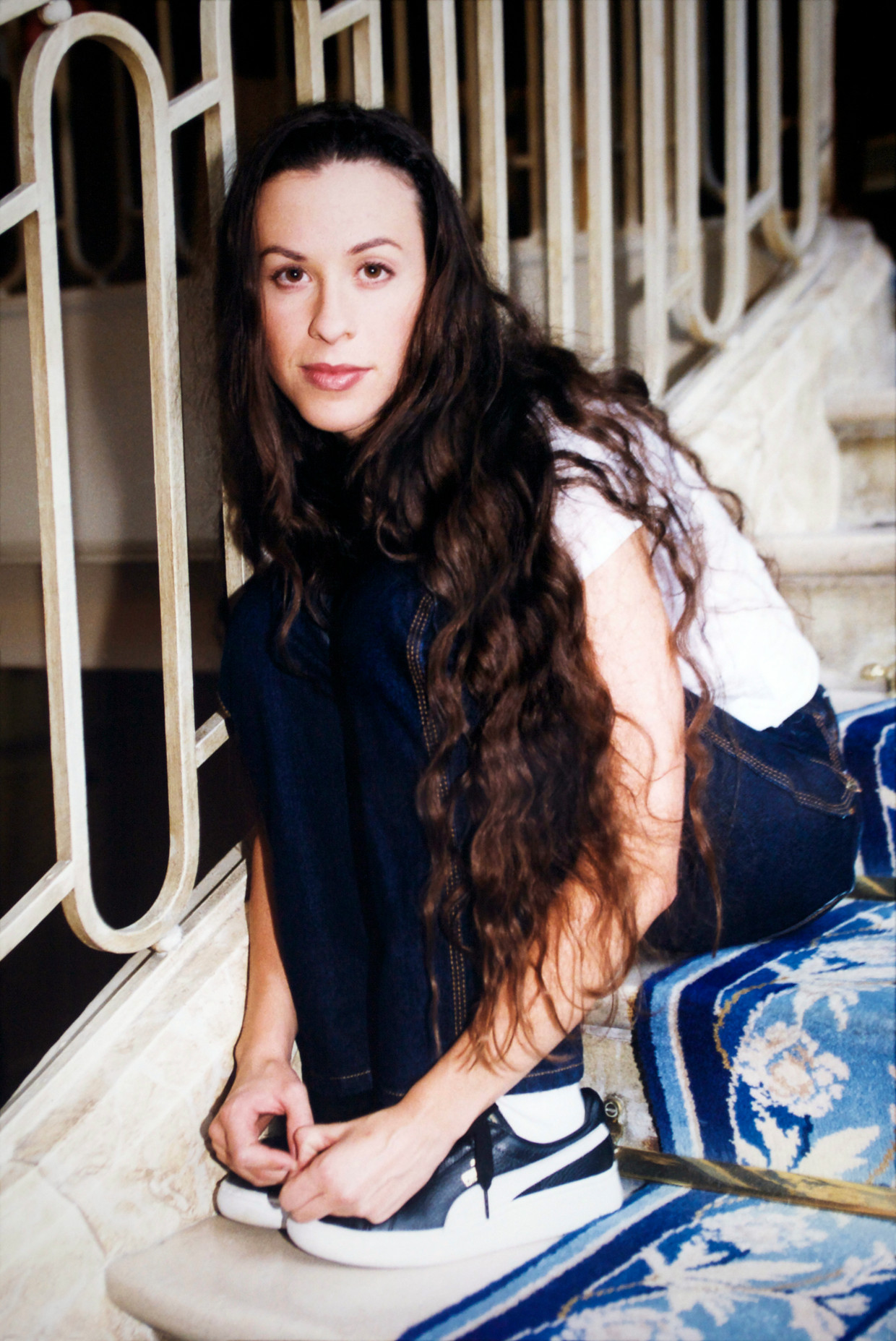 Alanis Morissette in 1998. Beeld Getty