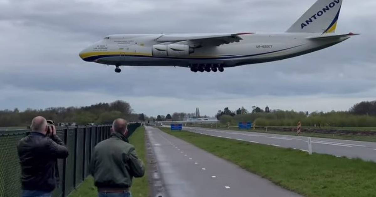 Grootste vrachtvliegtuig ter wereld vloog laag over Brabant, en zo zag dat eruit | Gilze en Rijen