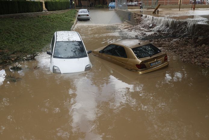 Overstromingen in de regio Valencia.