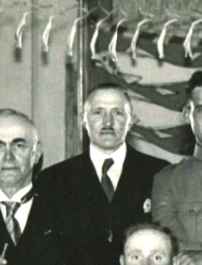 Burgemeester Jac van der Lely was in 1940 aanwezig bij de installatie van de heer Bax als burgemeester van Rijswijk.