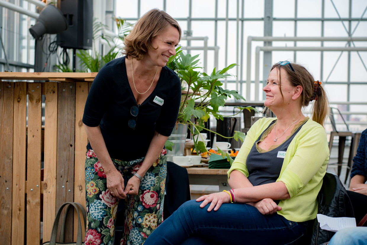 Ineke van Zanten en Rinske van Noortwijk van Greenwish.