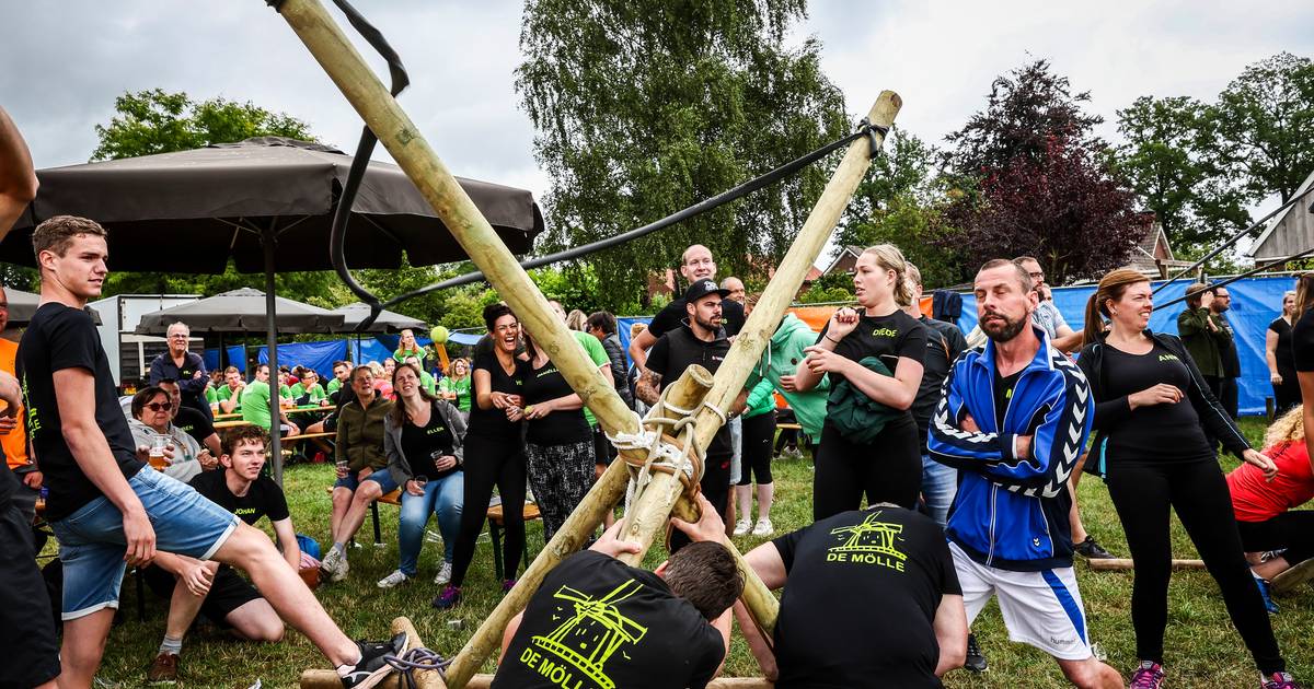In Rietmolen zijn ze het feestvieren niet verleerd: Maar oh au, die blessures...