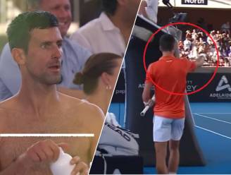 Gefrustreerde Djokovic valt uit zijn rol en viseert eigen entourage met opvallend gebaar, waarna hij zich wel herpakt