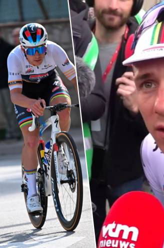 “‘I can’t ride’, zei hij tegen me”: Evenepoel is “niet boos op Roglic” na akkefietje en eindigt op plek vijf in massasprint, Groves wint
