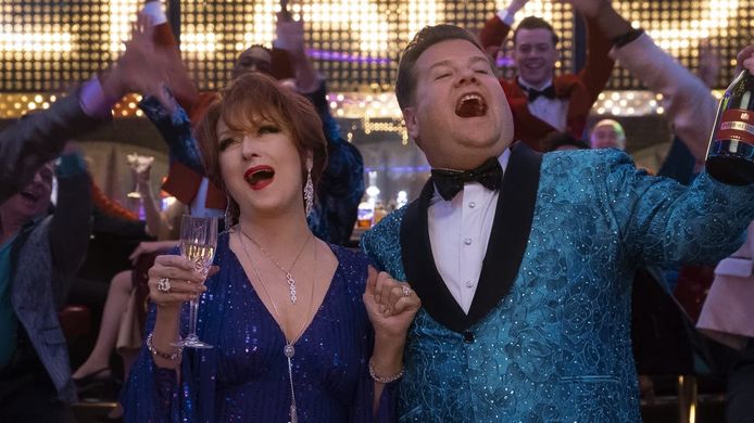 Het acteerwerk van James Corden in 'Prom' werd niet op prijs gesteld.
