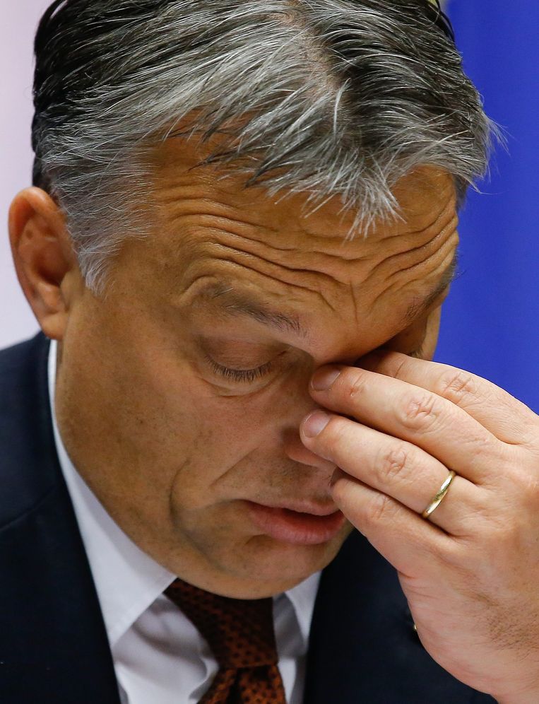 De Hongaarse premier Viktor Orban. Beeld epa