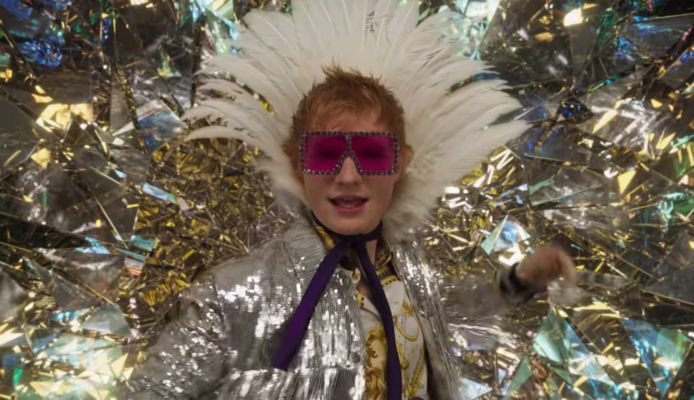 Ed Sheeran goes Elton John.