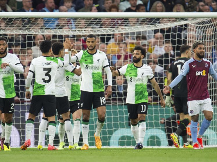 Gakpo scoort belangrijke goal voor Liverpool tegen Aston Villa