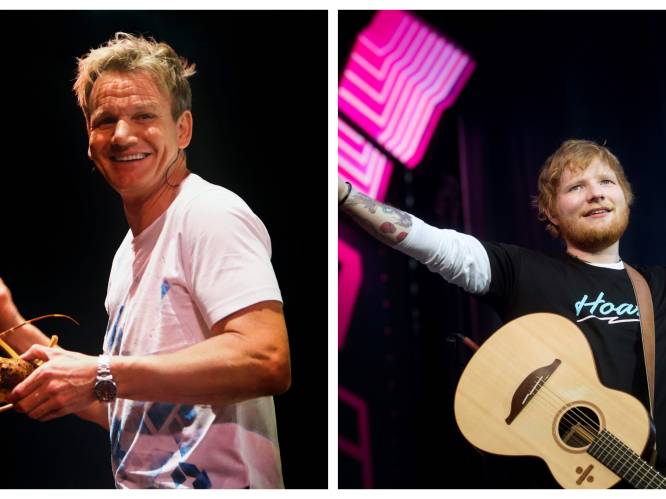 Gordon Ramsay betaalde half miljoen pond voor optreden Ed Sheeran